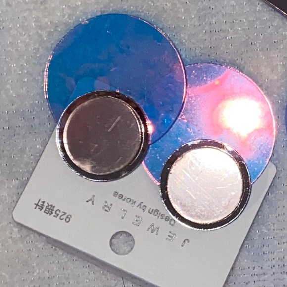 New Earrings- Last But Not Least Cute, Plastic, Shimmering, Lightweight and FUN - Picture 2 of 10